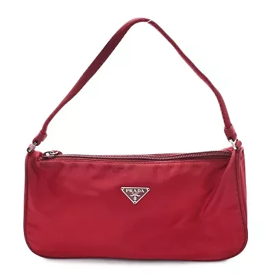 Prada Tessuto Nylon Sport Pochette Bag Porpora -FINAL SALE NO RETURNS