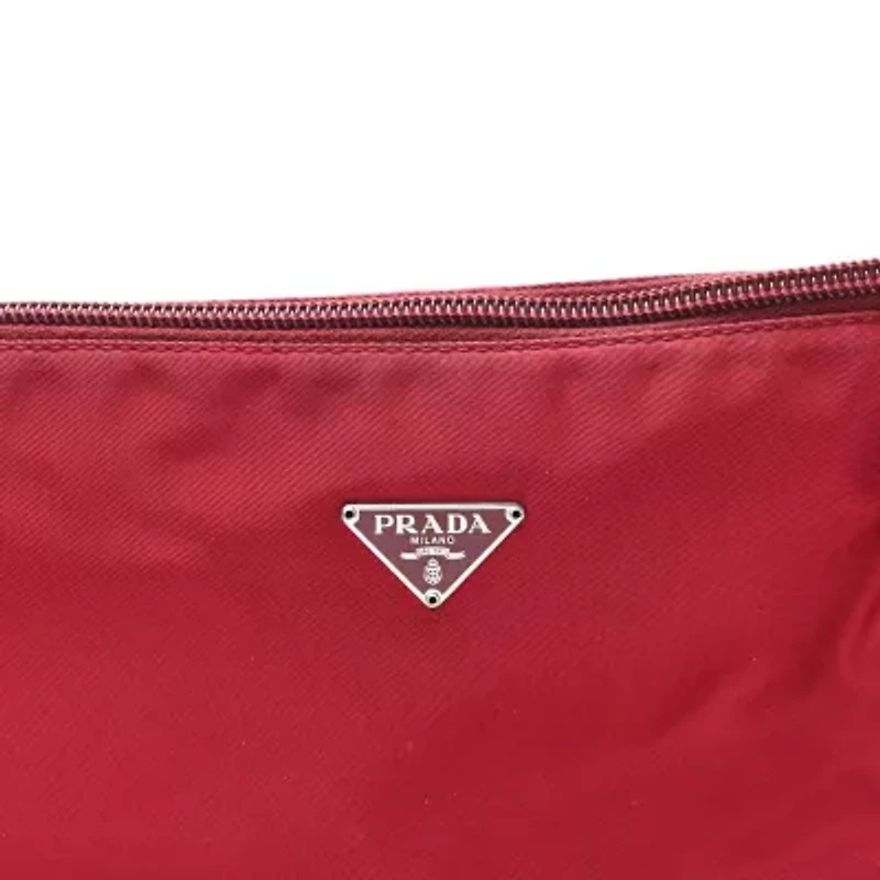 Prada Tessuto Nylon Sport Pochette Bag Porpora -FINAL SALE NO RETURNS