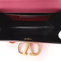 Valentino Smooth Calfskin Small VSling Shoulder Bag Pink -FINAL SALE NO RETURNS