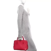 Dior Grained Calfskin Bar Tote Coquelicot -FINAL SALE NO RETURNS