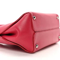 Dior Grained Calfskin Bar Tote Coquelicot -FINAL SALE NO RETURNS