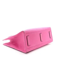 Versace Canvas Calfskin Large La Medusa Tote Bag Fuchsia -FINAL SALE NO RETURNS