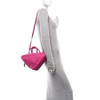 Balenciaga Shiny Day Calfskin S Triangle Duffle Pink -FINAL SALE NO RETURNS