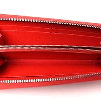 Louis Vuitton Epi Zippy Wallet Rouge -FINAL SALE NO RETURNS