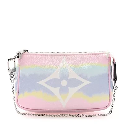 Louis Vuitton LOUIS VUITTON Monogram Escale Mini Pochette Accessories Pastel -FINAL SALE NO RETURNS