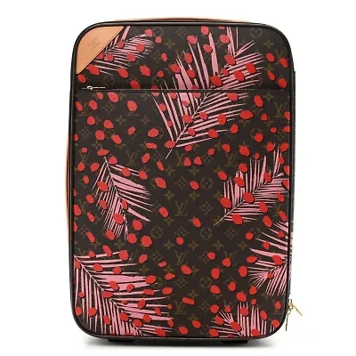 Louis Vuitton LOUIS VUITTON Monogram Jungle Dots Pegase Legere 55 Sugar Pink Poppy -FINAL SALE NO RETURNS