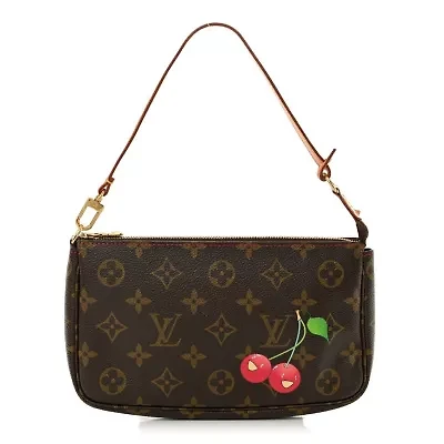 Louis Vuitton LOUIS VUITTON Monogram Cerises Pochette Accessories -FINAL SALE NO RETURNS