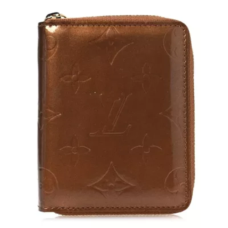 Louis Vuitton Vernis Zippy Coin Purse Wallet Bronze -FINAL SALE NO RETURNS