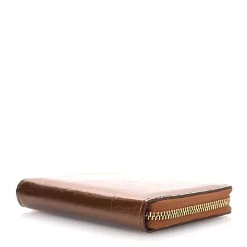 Louis Vuitton Vernis Zippy Coin Purse Wallet Bronze -FINAL SALE NO RETURNS
