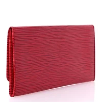 Louis Vuitton Epi Porte Yen Wallet Castillan Red -FINAL SALE NO RETURNS