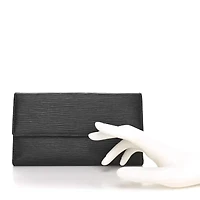 Louis Vuitton Epi Porte Tresor International Wallet Black -FINAL SALE NO RETURNS