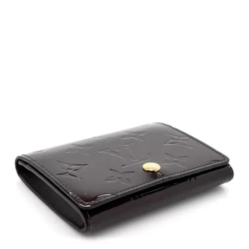 Louis Vuitton Vernis Business Card Holder Amarante -FINAL SALE NO RETURNS