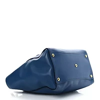 Prada City Calfskin Twin Pocket Tote Bluette -FINAL SALE NO RETURNS