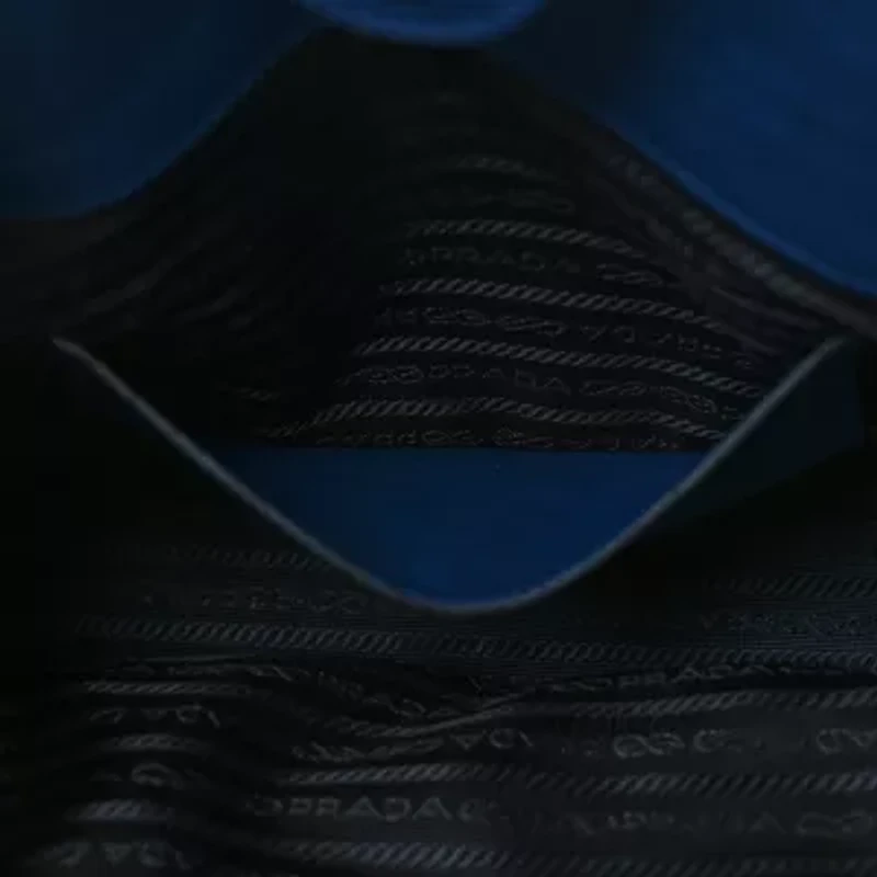 Prada City Calfskin Twin Pocket Tote Bluette -FINAL SALE NO RETURNS