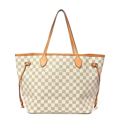 Louis Vuitton Damier Azur Neo Neverfull GM Rose Ballerine -FINAL SALE NO RETURNS