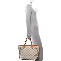 Louis Vuitton Damier Azur Neo Neverfull GM Rose Ballerine -FINAL SALE NO RETURNS