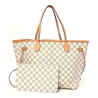 Louis Vuitton Damier Azur Neo Neverfull GM Rose Ballerine -FINAL SALE NO RETURNS