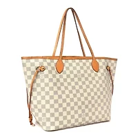 Louis Vuitton Damier Azur Neo Neverfull GM Rose Ballerine -FINAL SALE NO RETURNS