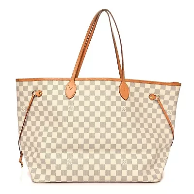 Louis Vuitton Damier Azur Neo Neverfull GM Rose Ballerine -FINAL SALE NO RETURNS