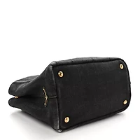 Prada Denim Small Logo Tote Black -FINAL SALE NO RETURNS
