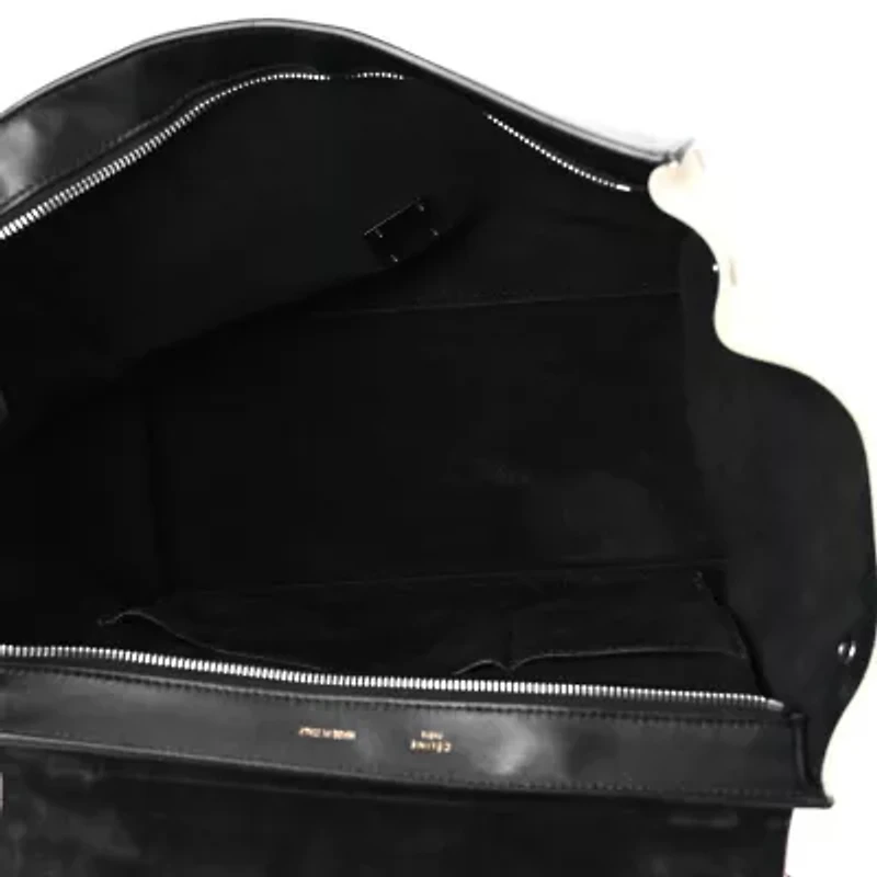 Celine Smooth Calfskin Medium Tri-Color Trapeze Poppy -FINAL SALE NO RETURNS