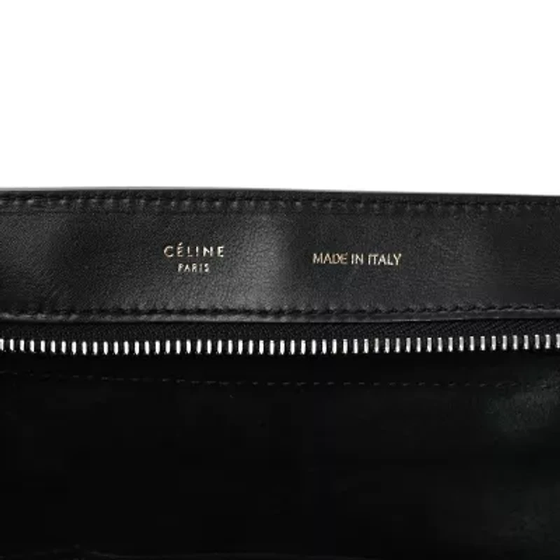 Celine Smooth Calfskin Medium Tri-Color Trapeze Poppy -FINAL SALE NO RETURNS
