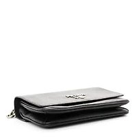 Prada Saffiano City Calfskin Flap Bag Black -FINAL SALE NO RETURNS