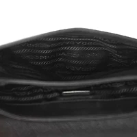 Prada Saffiano City Calfskin Flap Bag Black -FINAL SALE NO RETURNS