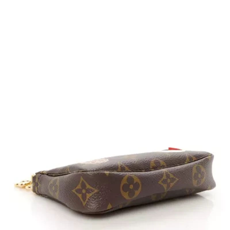 Louis Vuitton Monogram 2024 Christmas Animation Candy Factory Mini Pochette Accessories Candy Red -FINAL SALE NO RETURNS