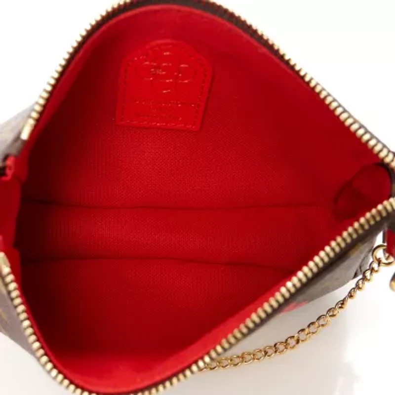 Louis Vuitton Monogram 2024 Christmas Animation Candy Factory Mini Pochette Accessories Candy Red -FINAL SALE NO RETURNS