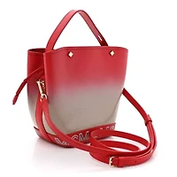 MCM Goatskin Milano Flower Upcycling Mini Bag Red Multicolor -FINAL SALE NO RETURNS