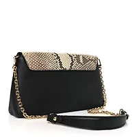 Louis Vuitton Snakeskin Calfskin Love Note Black -FINAL SALE NO RETURNS
