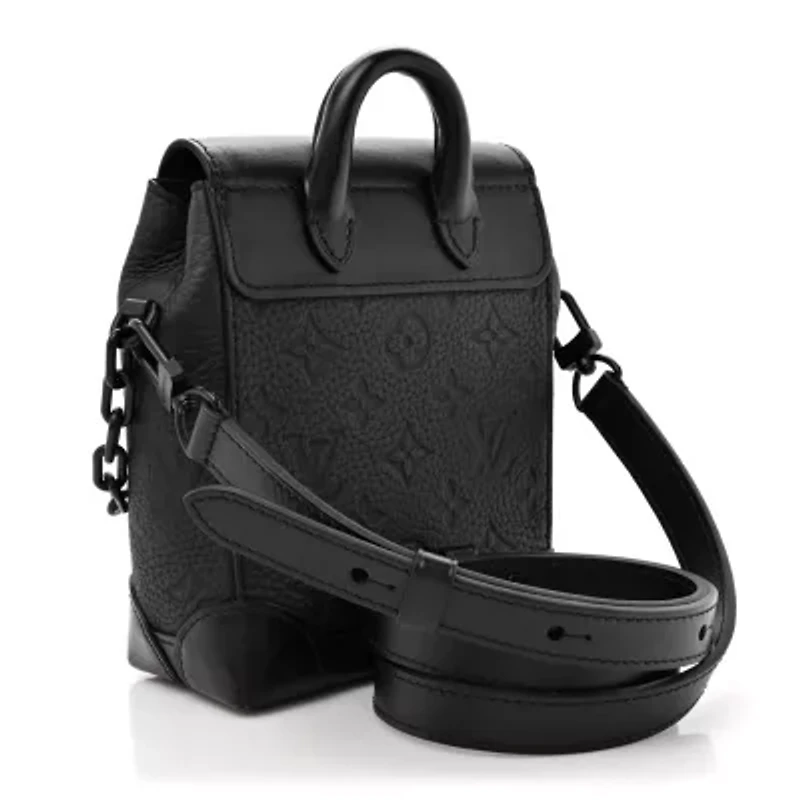 Louis Vuitton Taurillon Monogram Nano Steamer Black -FINAL SALE NO RETURNS