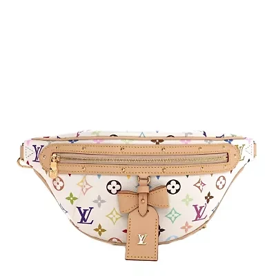 Louis Vuitton LV X TM Monogram Multicolor High Rise Bumbag White -FINAL SALE NO RETURNS
