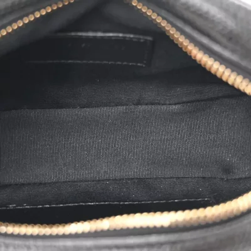 Saint Laurent Lizard Becky Camera Bag Black -FINAL SALE NO RETURNS