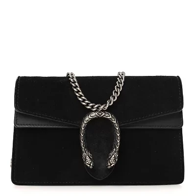 Gucci Suede Small Dionysus Shoulder Bag Taupe -FINAL SALE NO RETURNS