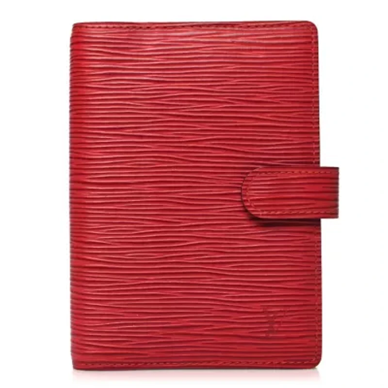 Louis Vuitton Epi Mini Agenda Cover Castillan Red -FINAL SALE NO RETURNS