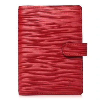 Louis Vuitton Epi Mini Agenda Cover Castillan Red -FINAL SALE NO RETURNS