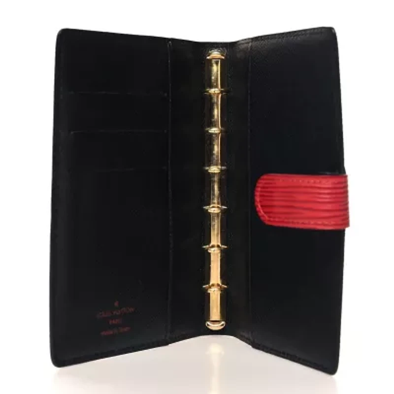 Louis Vuitton Epi Mini Agenda Cover Castillan Red -FINAL SALE NO RETURNS