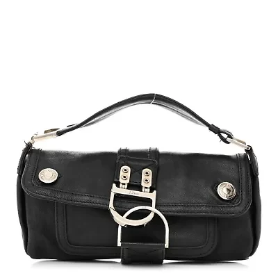 Dior Calfskin Flight East West Bag Black -FINAL SALE NO RETURNS