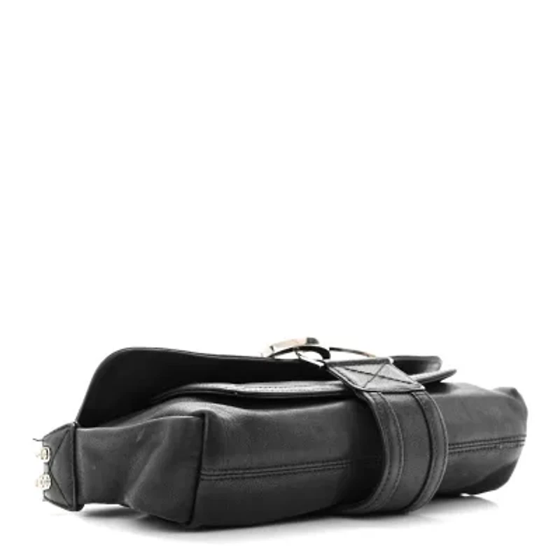 Dior Calfskin Flight East West Bag Black -FINAL SALE NO RETURNS