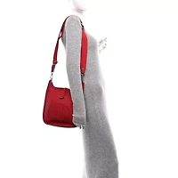 Hermes Taurillon Clemence Evelyne III PM Rouge Casaque -FINAL SALE NO RETURNS