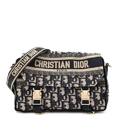 Dior Oblique Medium Diorcamp Messenger Grey -FINAL SALE NO RETURNS