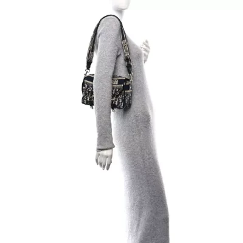 Dior Oblique Medium Diorcamp Messenger Grey -FINAL SALE NO RETURNS