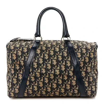 Dior Monogram Boston Navy Blue -FINAL SALE NO RETURNS