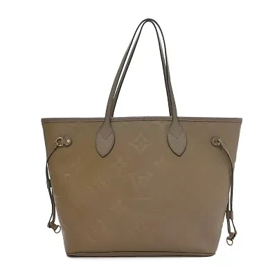 Louis Vuitton Empreinte Monogram Giant Neverfull MM Tourterelle -FINAL SALE NO RETURNS