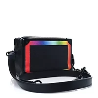 Louis Vuitton Taiga Rainbow Mini Soft Trunk Black -FINAL SALE NO RETURNS