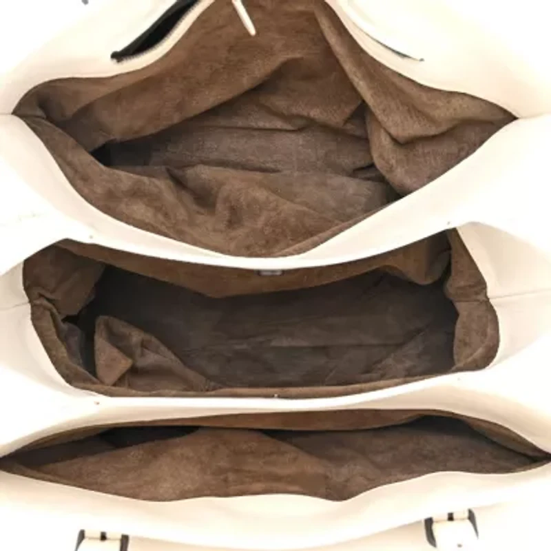 Bottega Veneta Nappa Intrecciato Medium Roma Tote White -FINAL SALE NO RETURNS