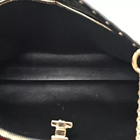 Valentino Garavani Metallic Calfskin Quilted Rockstud Tote Gold -FINAL SALE NO RETURNS