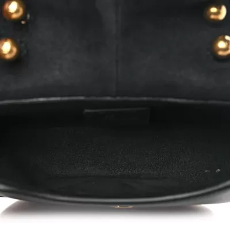 Fendi Vitello Brenta Cher Mini Fendi C'mon Black -FINAL SALE NO RETURNS